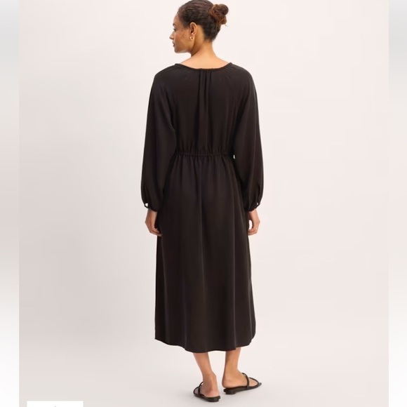 NWT Everlane Maxi Dress Black XS - Picture 5 of 13
